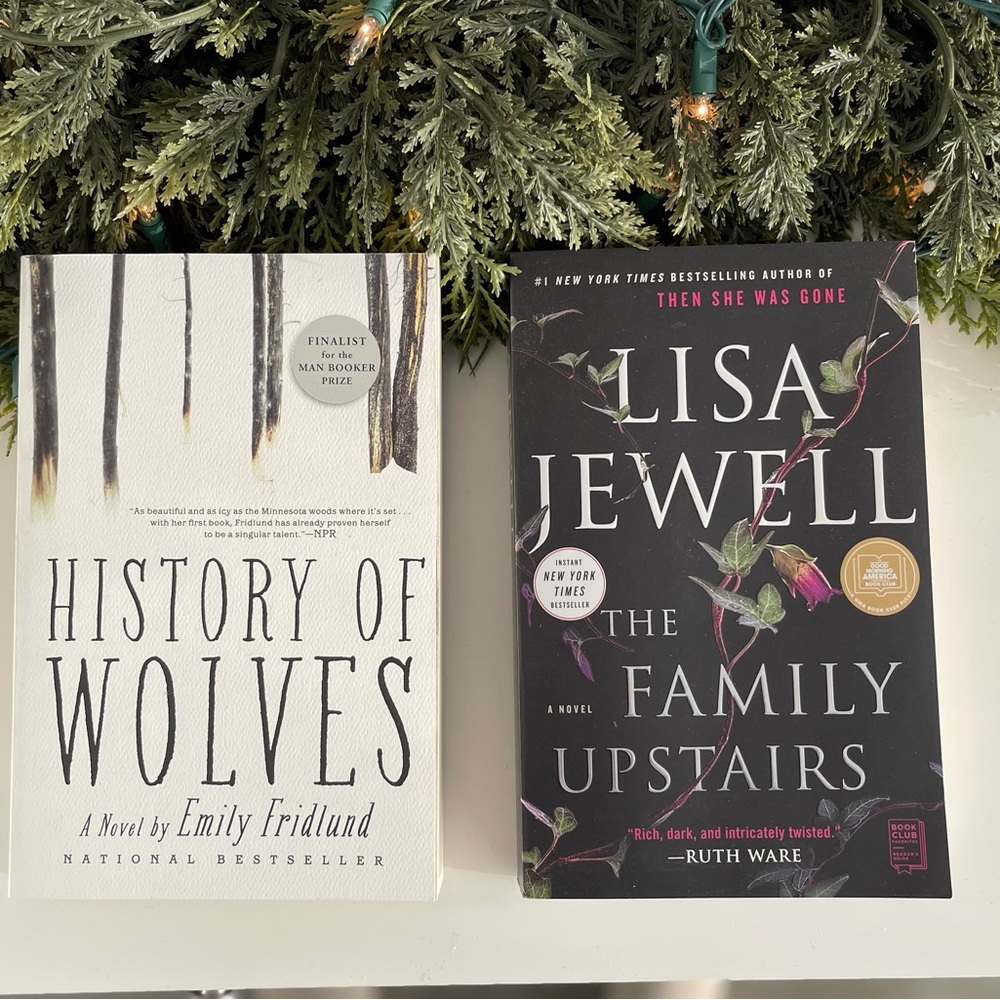 Paperback book bundle: History of Wolves & The Family Upstairs